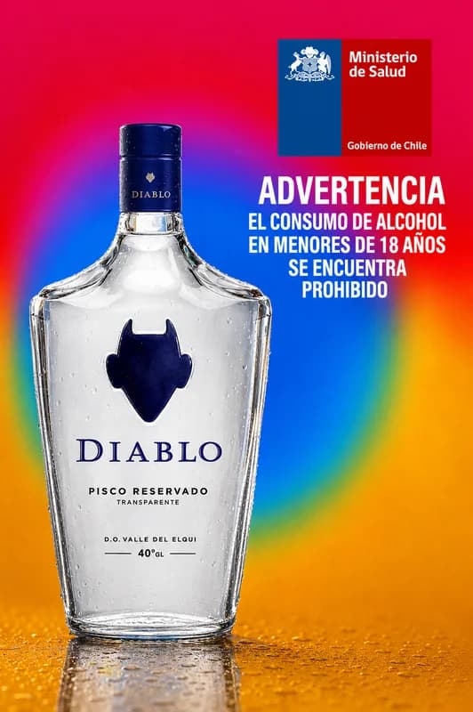 Pisco Diablo Reservado Transparente 700 ml