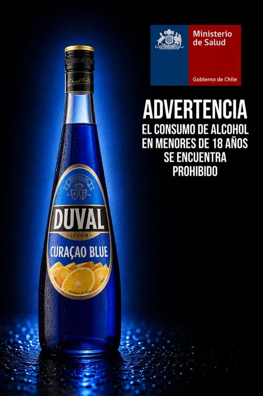Duval Curaçao Blue Licor 700 ml