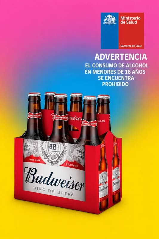 Six Pack Budweiser botellin 330 ml