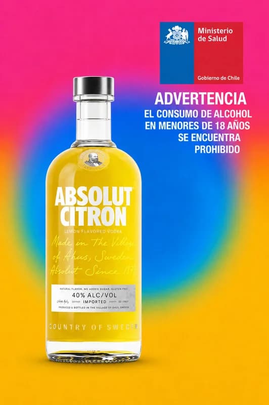 Absolut Citron – Vodka sabor Limón 40°