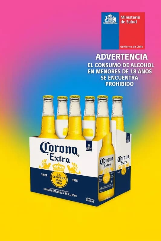 Six Pack Cerveza Corona Extra 355 ml