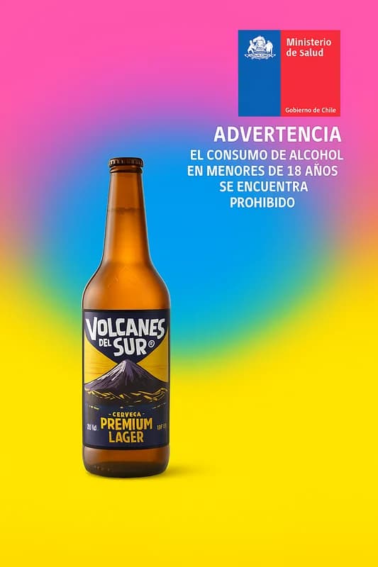Volcanes del Sur Premium Lager 650 ml