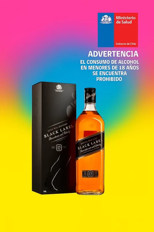 Johnnie Walker Black Label 12 Años 750 ml
