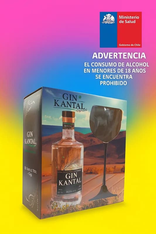 Gin Kantal – Gift Box con Copa