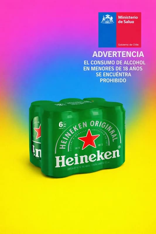 Six pack Heineken 470 Ml