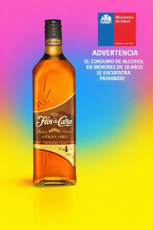 Flor de Caña Añejo Oro 4 Años 1 Litro