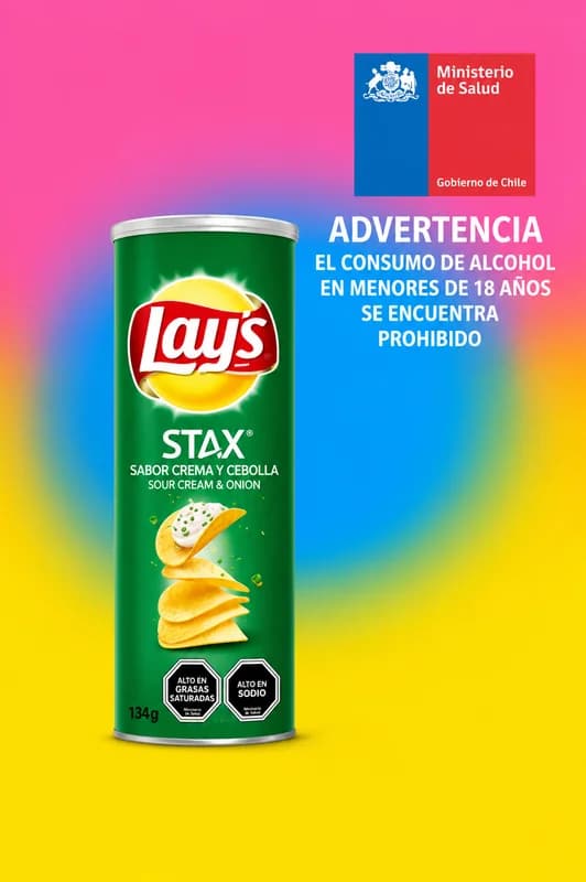 Lay's Stax Crema y Cebolla 134 g