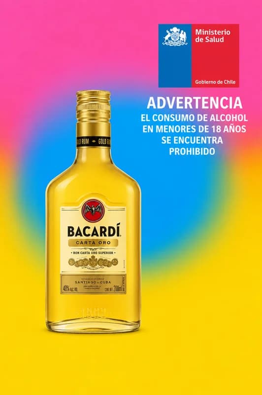 Bacardí Carta Oro 200 ml