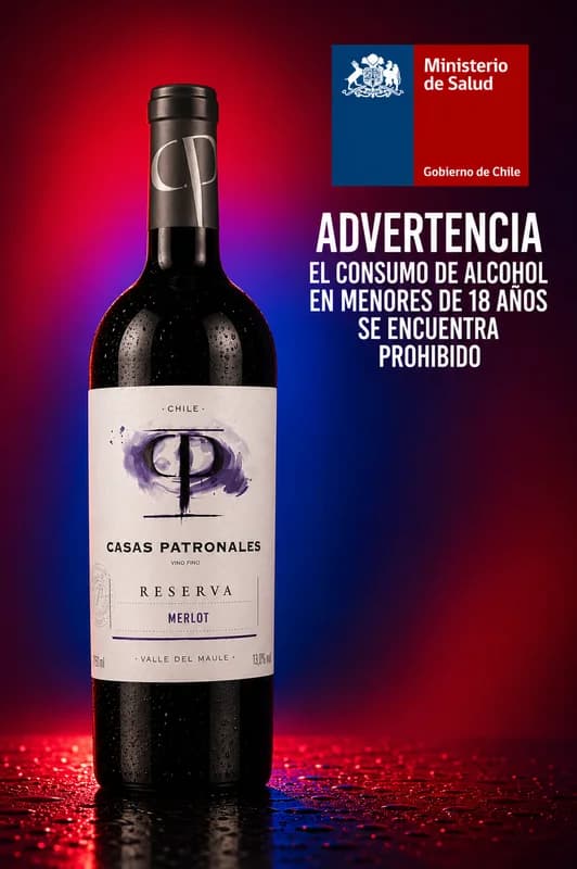 Casas Patronales Reserva Merlot 750 ml