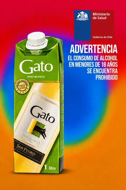 Vino Blanco Gato 1 L (Tetra Pak)