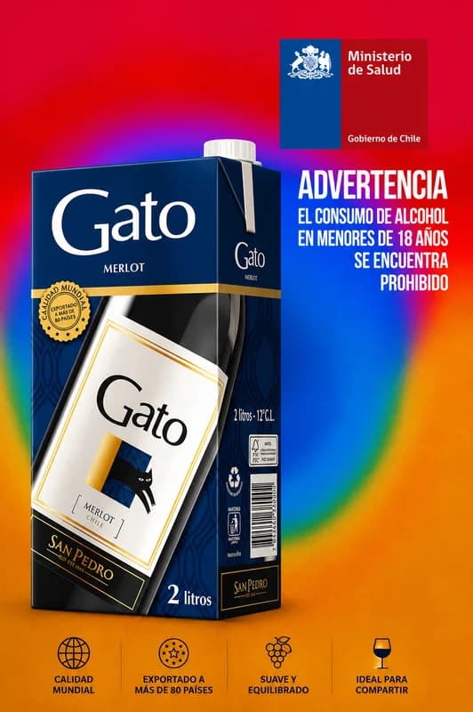 Gato Merlot 2 L (Tetra Pak)