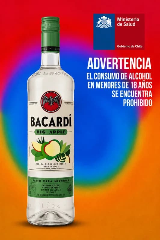 Bacardí Big Apple Sabor Manzana 750 ml