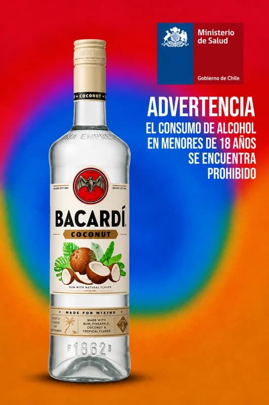 Bacardí Coconut Ron Sabor Coco 750 ml
