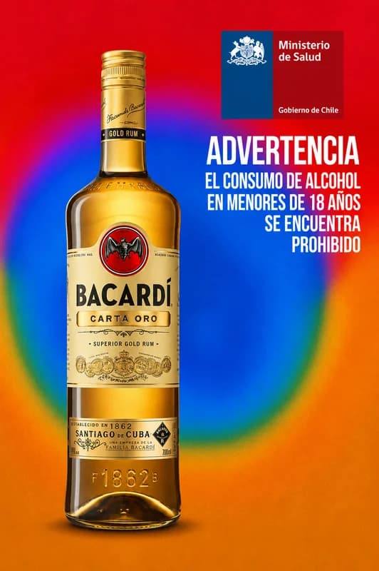Bacardí Carta Oro Ron Añejo 700 ml