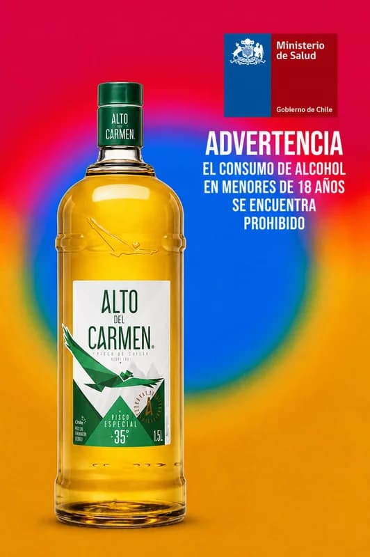 Pisco Alto del Carmen Especial 35° – 1,5 Litros