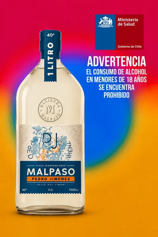 Pisco Malpaso Pedro Jiménez 40° – 1 Litro