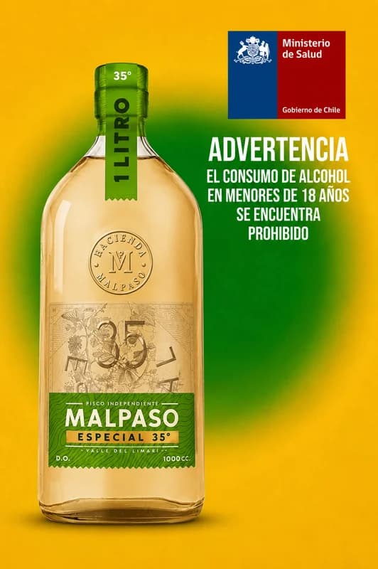 Pisco Malpaso Especial 35° – 1 Litro
