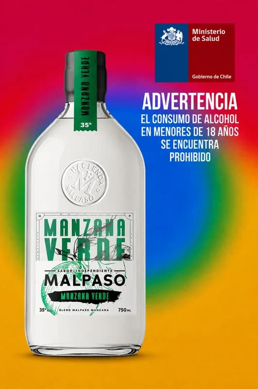 Malpaso Manzana Verde 35° – 750 ml