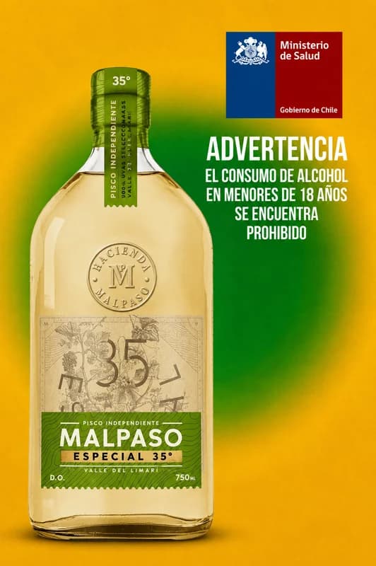 Pisco Malpaso Especial 35° – 750 ml