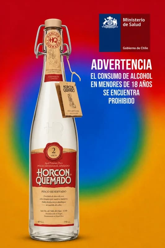 Pisco Horcón Quemado Reservado 2 Años 40° – 750 ml