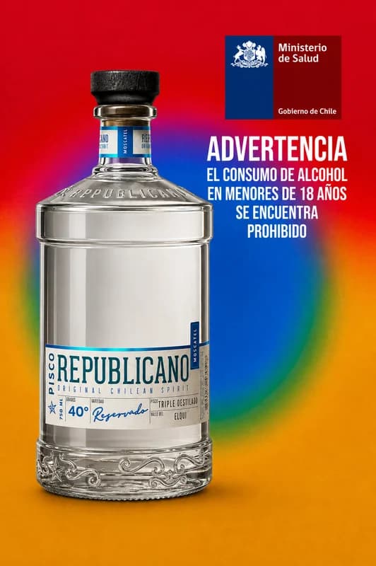 Pisco Republicano Reservado Moscatel 40° – 750 ml