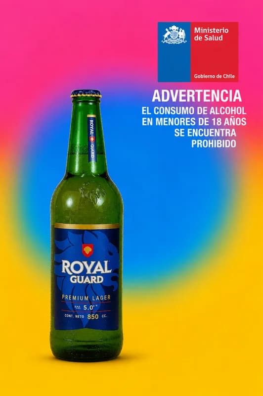 Cerveza Royal Guard Premium Lager – Botella 650 cc