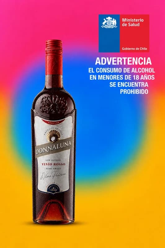 Donnaluna Vino Rosso Semi Sweet – Vino Tinto Semidulce