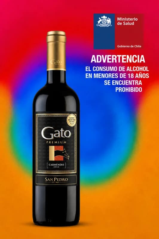 Vino Gato Premium Carménère – San Pedro