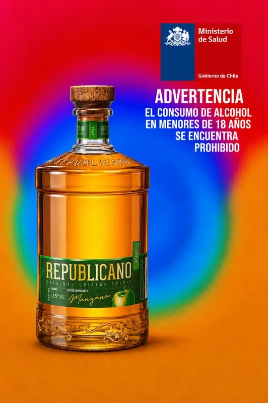 Republicano Manzana – Licor Chileno 35°
