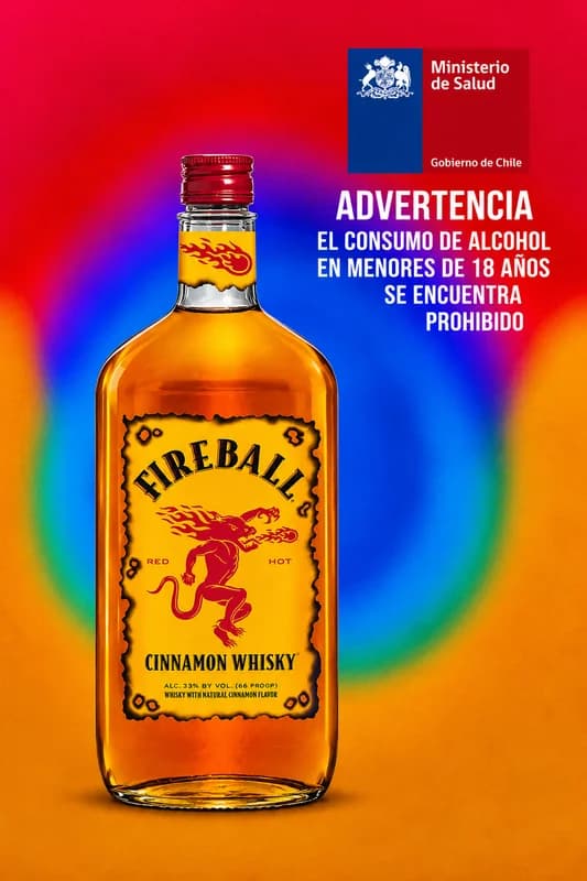 Fireball Cinnamon Whisky – Whisky con Canela 33°