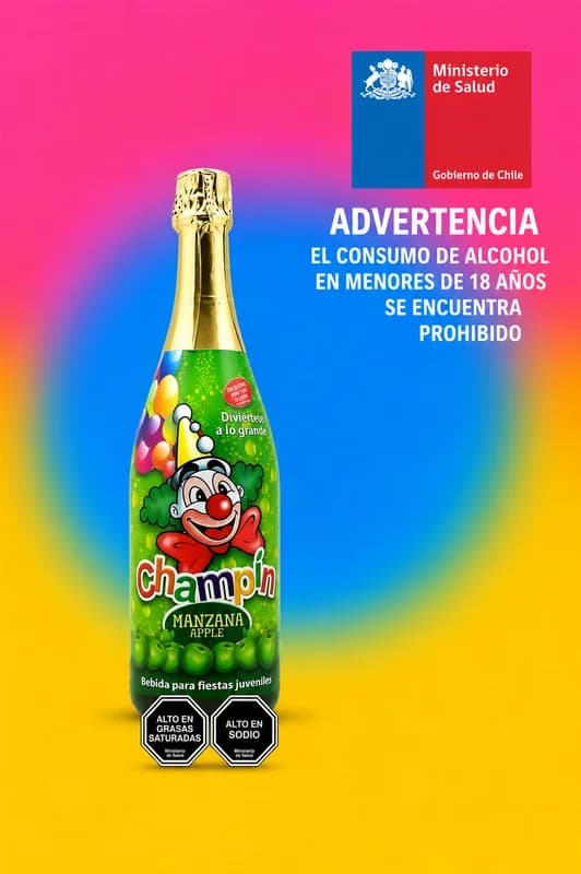 Champín Manzana – Bebida Espumante Sabor Manzana