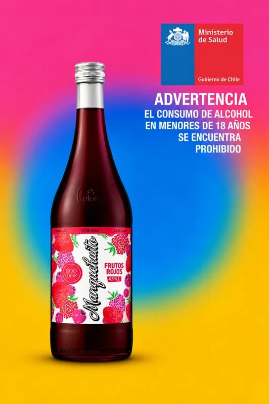 Pop Wine Manguehuito Frutos Rojos con Gas 6,5°