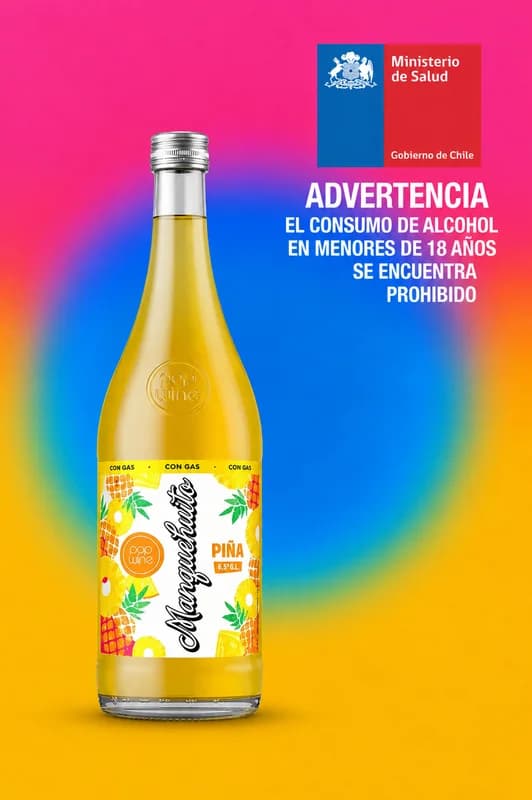 Pop Wine Manguehuito Piña 6,5° 750 ML
