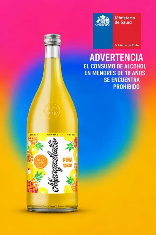 Pop Wine Manguehuito Piña 6,5° 1.350ML