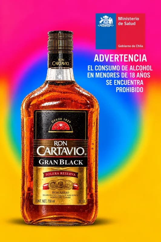 Ron Cartavio Gran Black Solera Tres Años 750 ml