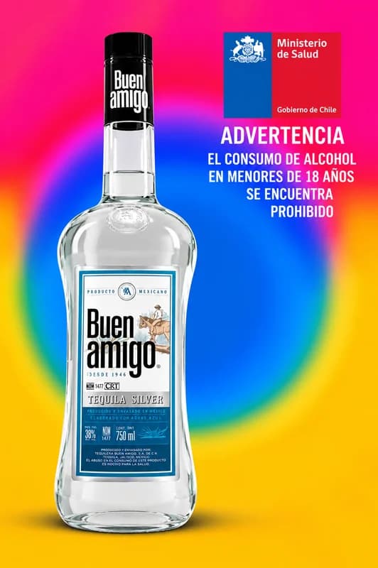 Tequila Buen Amigo Silver 750 ml